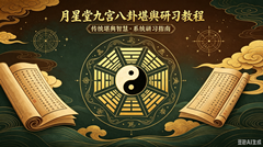 买罗盘赠送月星堂九宫八卦堪舆研习教程 第一套
